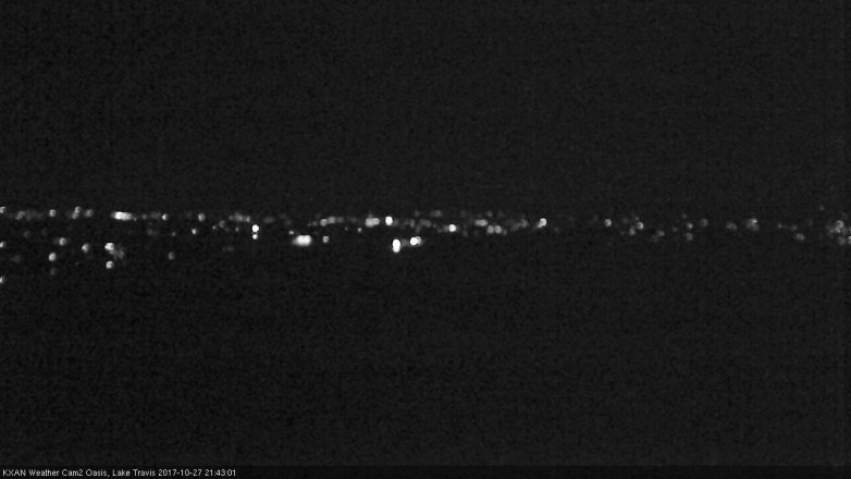 Lake Travis webcam, October 27, 2017 8:55 PM CT