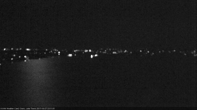 Lake Travis webcam, October 27, 2017 10:20 PM CT