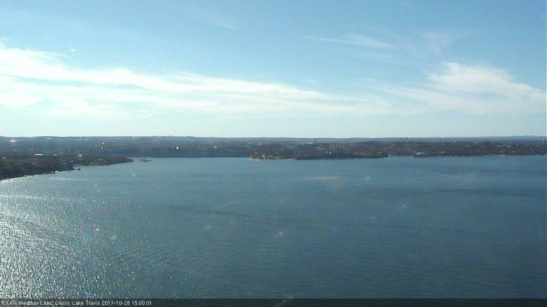 Lake Travis webcam, October 28, 2017 2:30 PM CT