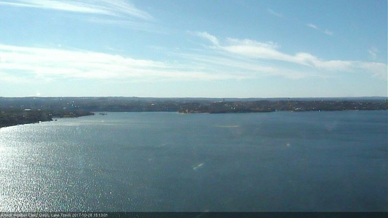 Lake Travis webcam, October 28, 2017 2:35 PM CT