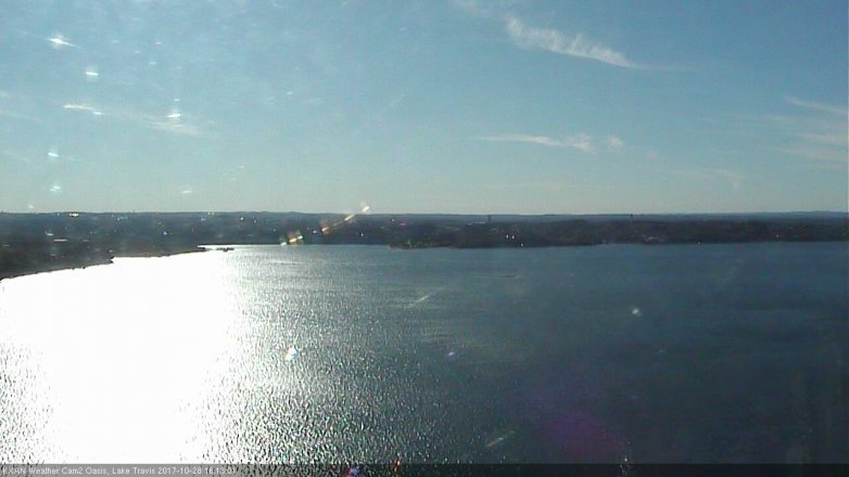 Lake Travis webcam, October 28, 2017 3:45 PM CT