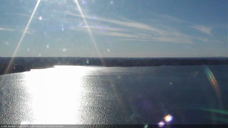 Lake Travis webcam, October 28, 2017 3:55 PM CT