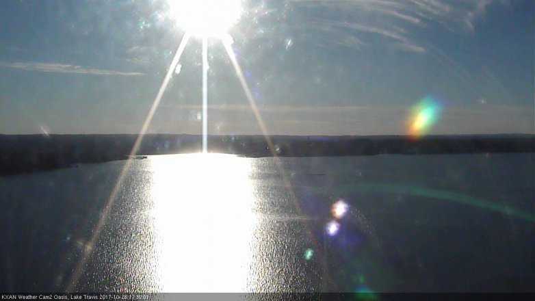 Lake Travis webcam, October 28, 2017 4:40 PM CT