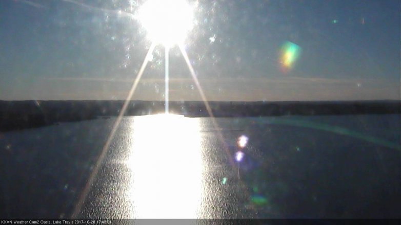 Lake Travis webcam, October 28, 2017 4:50 PM CT