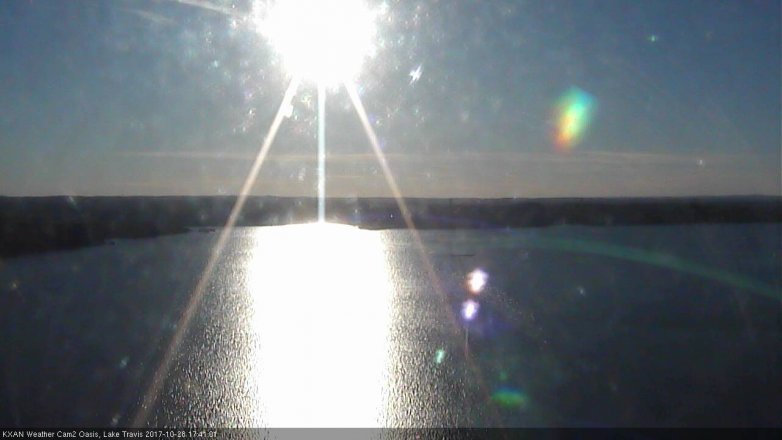 Lake Travis webcam, October 28, 2017 5:10 PM CT