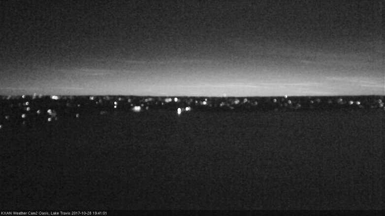 Lake Travis webcam, October 28, 2017 6:45 PM CT