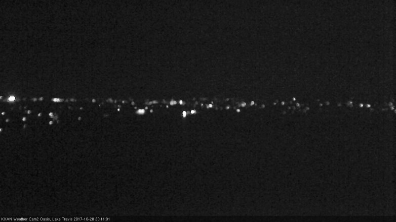 Lake Travis webcam, October 28, 2017 7:20 PM CT