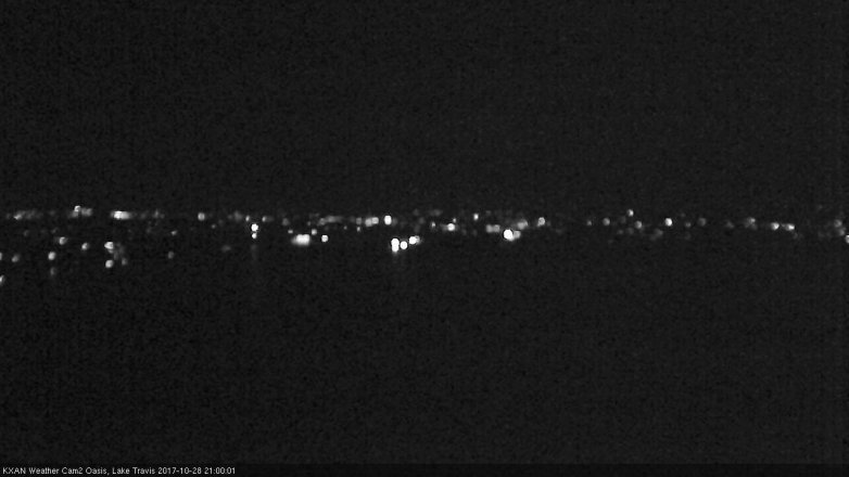 Lake Travis webcam, October 28, 2017 8:15 PM CT