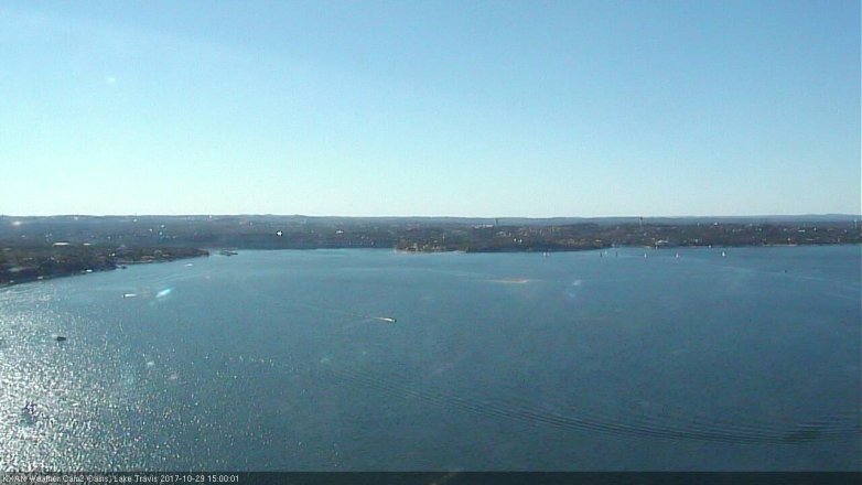 Lake Travis webcam, October 29, 2017 2:30 PM CT