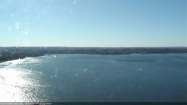 Lake Travis webcam, October 29, 2017 2:55 PM CT