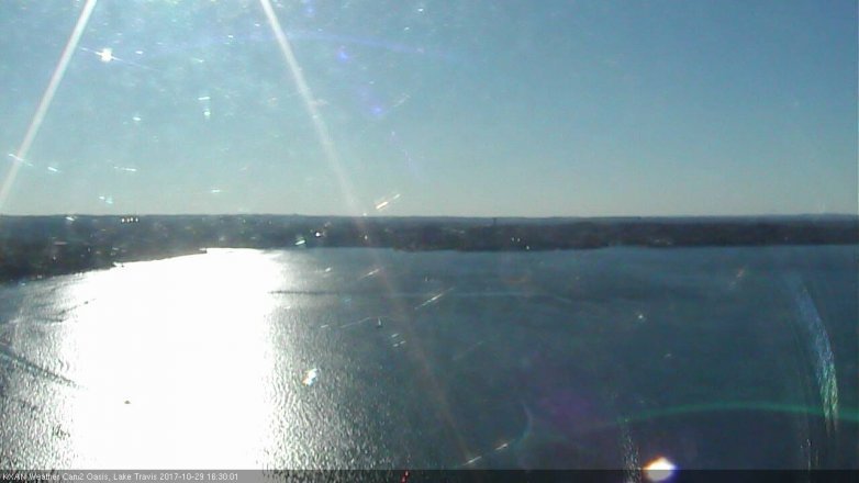 Lake Travis webcam, October 29, 2017 3:50 PM CT