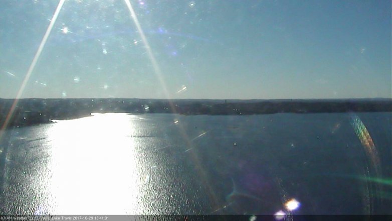 Lake Travis webcam, October 29, 2017 4:05 PM CT