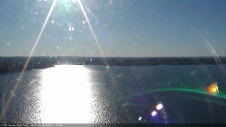Lake Travis webcam, October 29, 2017 4:15 PM CT