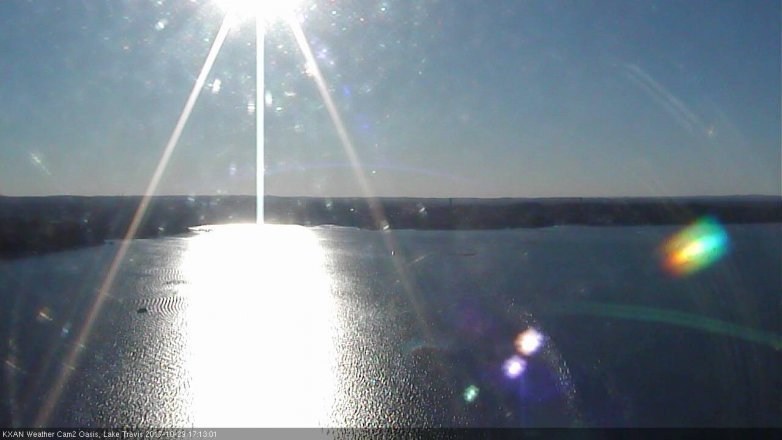 Lake Travis webcam, October 29, 2017 4:25 PM CT