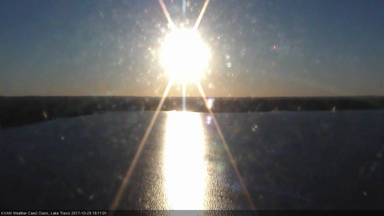 Lake Travis webcam, October 29, 2017 5:15 PM CT