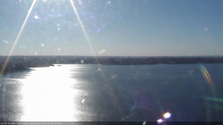 Lake Travis webcam, October 30, 2017 3:50 PM CT