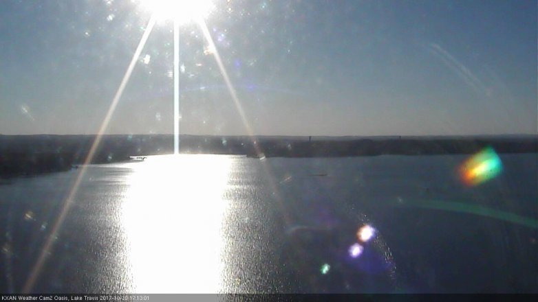 Lake Travis webcam, October 30, 2017 4:30 PM CT