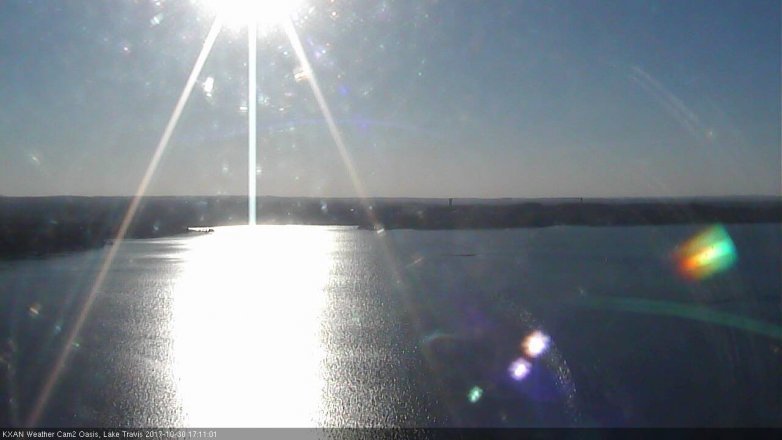 Lake Travis webcam, October 30, 2017 4:35 PM CT