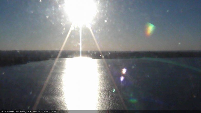 Lake Travis webcam, October 30, 2017 5:10 PM CT