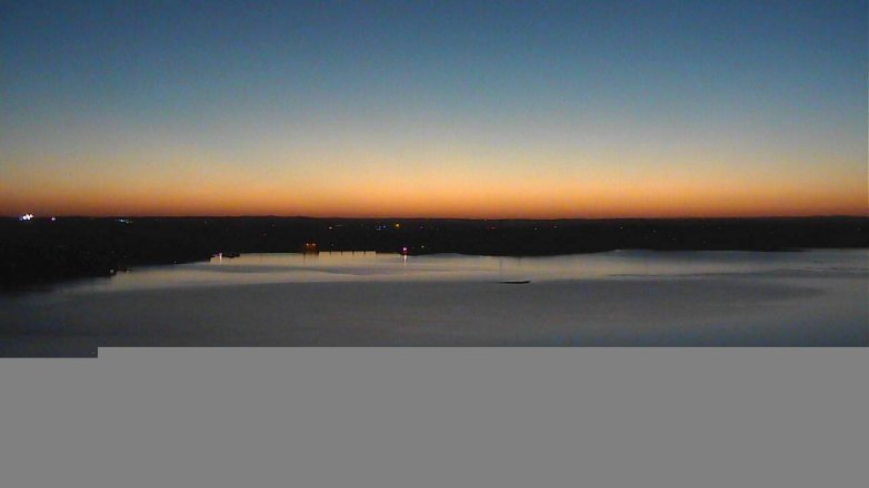 Lake Travis webcam, October 30, 2017 6:45 PM CT