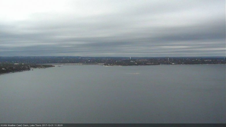 Lake Travis webcam, October 31, 2017 10:50 AM CT