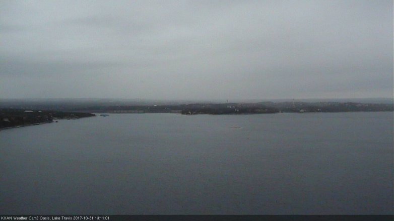 Lake Travis webcam, October 31, 2017 12:20 PM CT