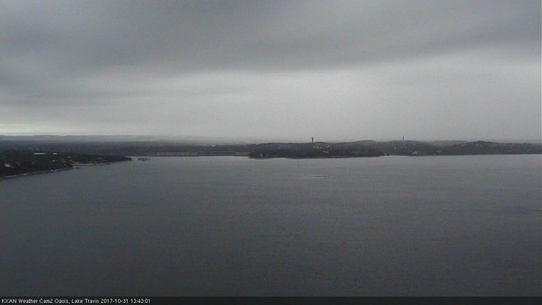 Lake Travis webcam, October 31, 2017 1:00 PM CT