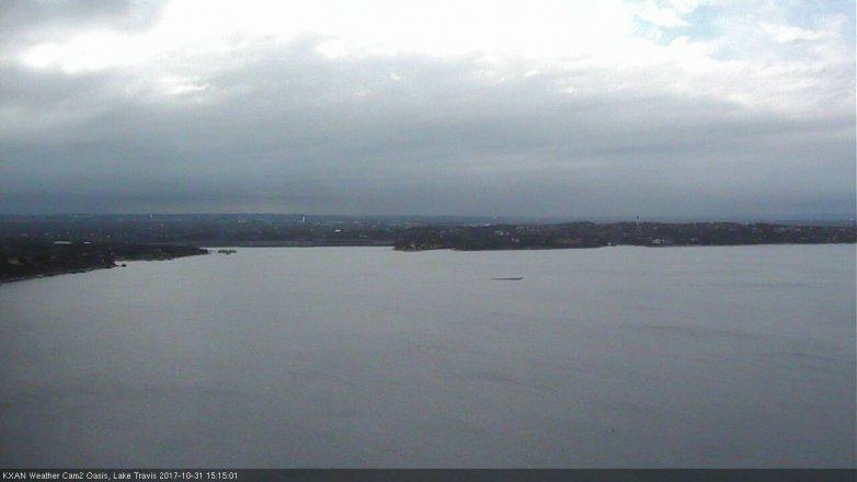 Lake Travis webcam, October 31, 2017 2:25 PM CT