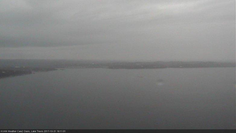 Lake Travis webcam, October 31, 2017 3:25 PM CT