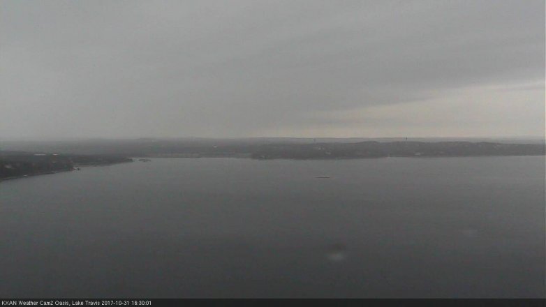 Lake Travis webcam, October 31, 2017 3:55 PM CT