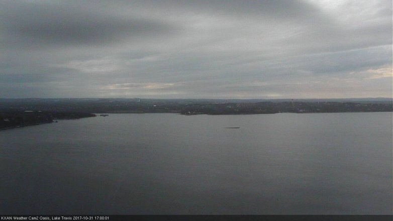 Lake Travis webcam, October 31, 2017 4:10 PM CT