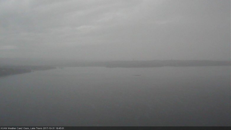 Lake Travis webcam, October 31, 2017 4:15 PM CT