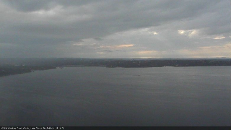 Lake Travis webcam, October 31, 2017 4:20 PM CT