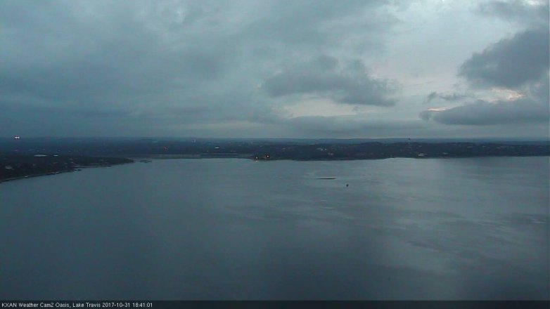 Lake Travis webcam, October 31, 2017 6:00 PM CT