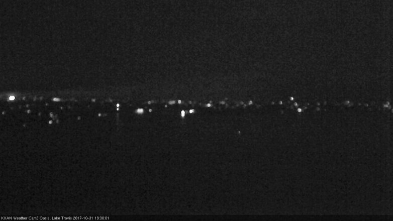 Lake Travis webcam, October 31, 2017 6:35 PM CT