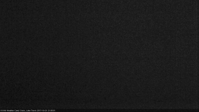 Lake Travis webcam, October 31, 2017 8:20 PM CT