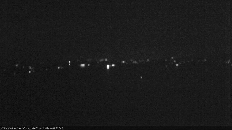 Lake Travis webcam, October 31, 2017 10:25 PM CT
