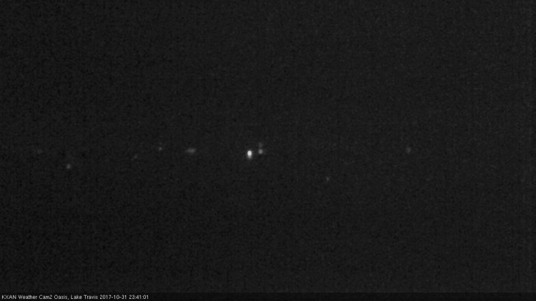 Lake Travis webcam, October 31, 2017 10:45 PM CT