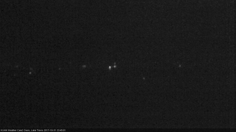 Lake Travis webcam, October 31, 2017 11:00 PM CT