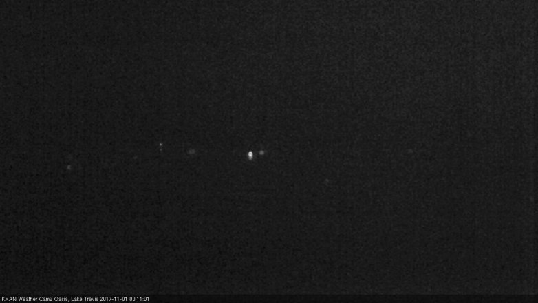 Lake Travis webcam, October 31, 2017 11:15 PM CT