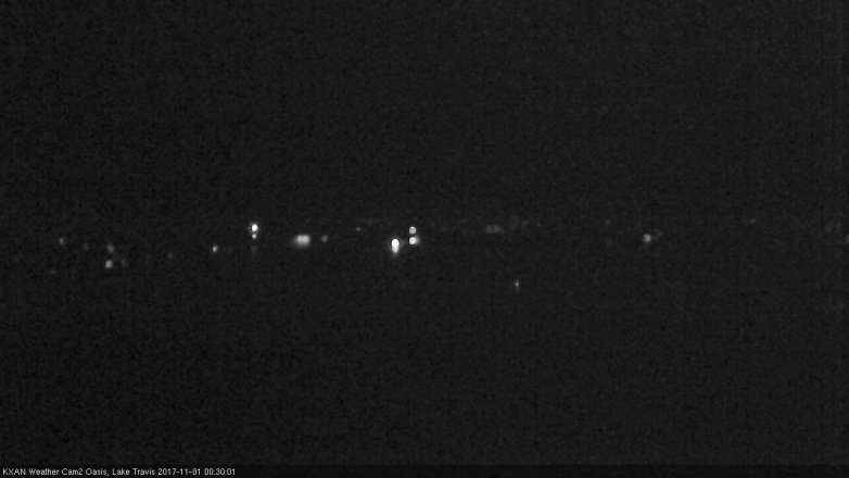 Lake Travis webcam, October 31, 2017 11:55 PM CT