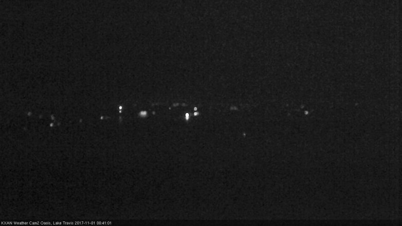 Lake Travis webcam, October 31, 2017 12:00 AM CT