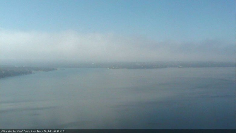 Lake Travis webcam, November 1, 2017 11:55 AM CT