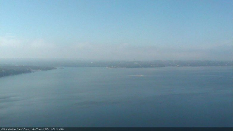 Lake Travis webcam, November 1, 2017 12:00 PM CT