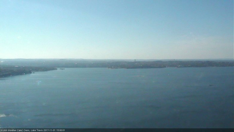 Lake Travis webcam, November 1, 2017 2:25 PM CT