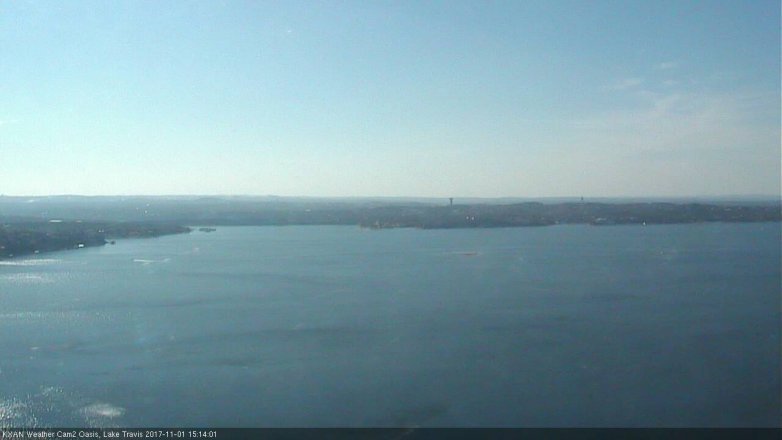 Lake Travis webcam, November 1, 2017 2:30 PM CT