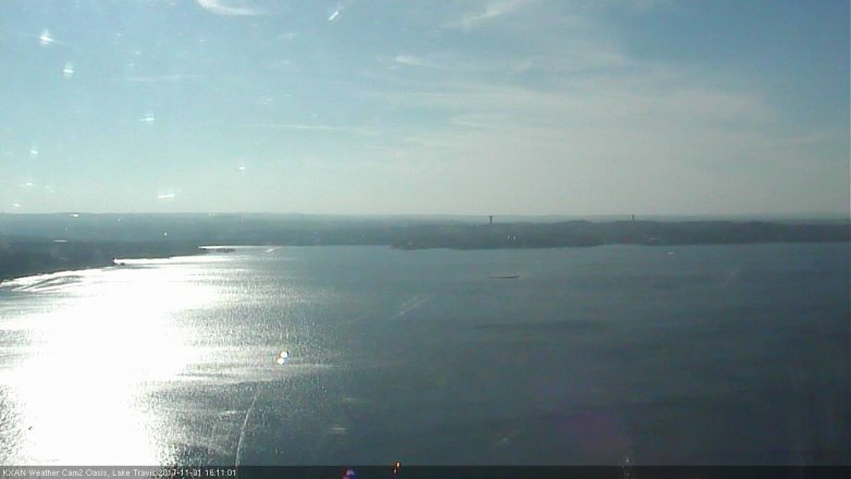 Lake Travis webcam, November 1, 2017 3:30 PM CT