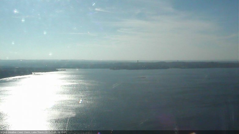 Lake Travis webcam, November 1, 2017 3:35 PM CT