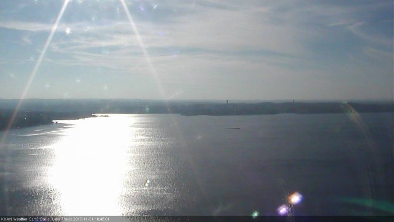 Lake Travis webcam, November 1, 2017 4:10 PM CT
