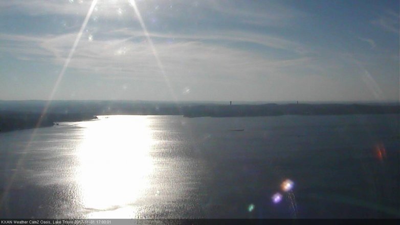 Lake Travis webcam, November 1, 2017 4:25 PM CT